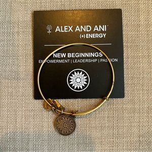 Alex and Ani New Beginnings Gold Bangle
